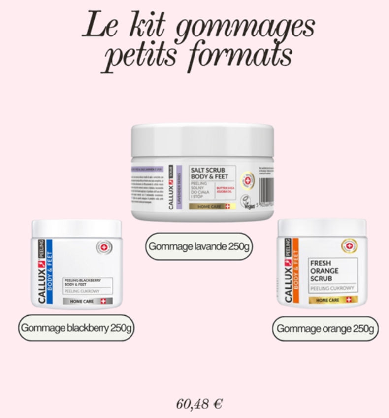 KIT GOMMAGES PETITS FORMATS