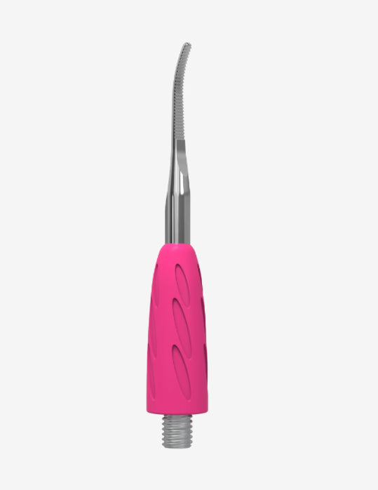 Partie De Travail Du Pousse-Cuticules Combo UNIQ 37 : Lime À Ongles De Pied Avec Extrémité Courbée