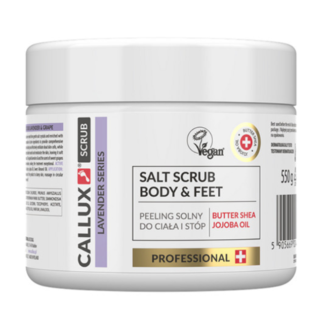 CALLUX – Gommage Mains, Pieds & Corps Lavande 550 g