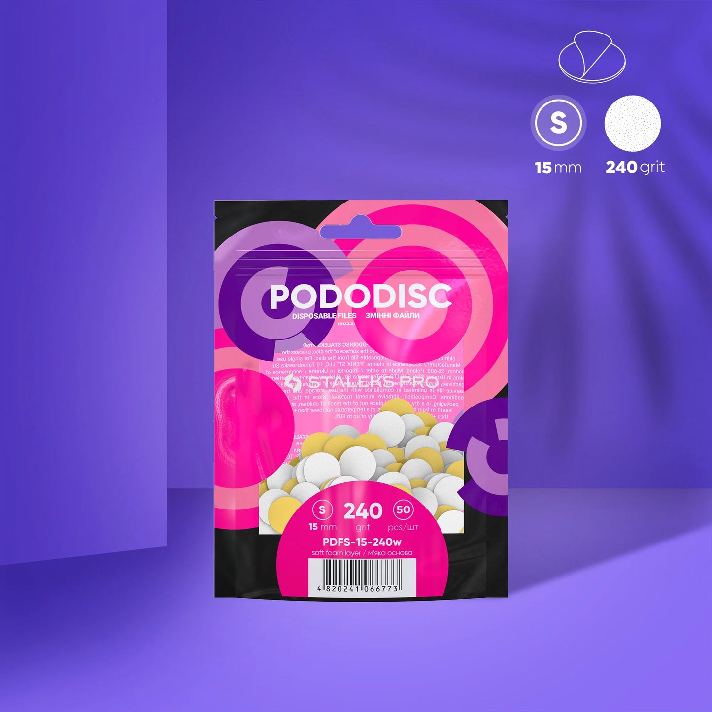 Embouts Interchangeables Pour Disque Pédicure PODODISC STALEKS PRO S 240