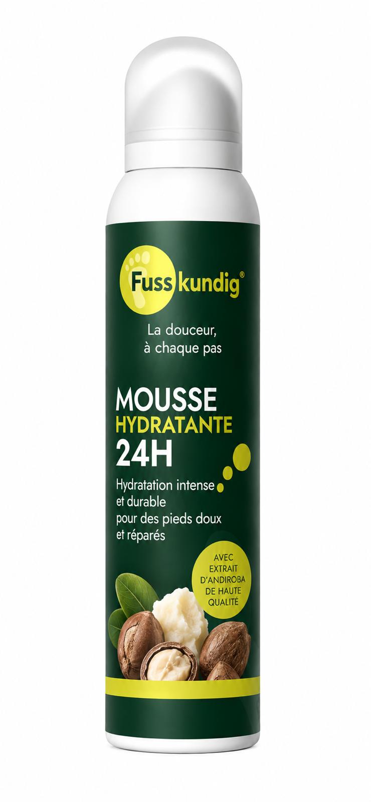 Mousse Hydratante 24h pour les Pieds – 150 ml | Fusskundig
