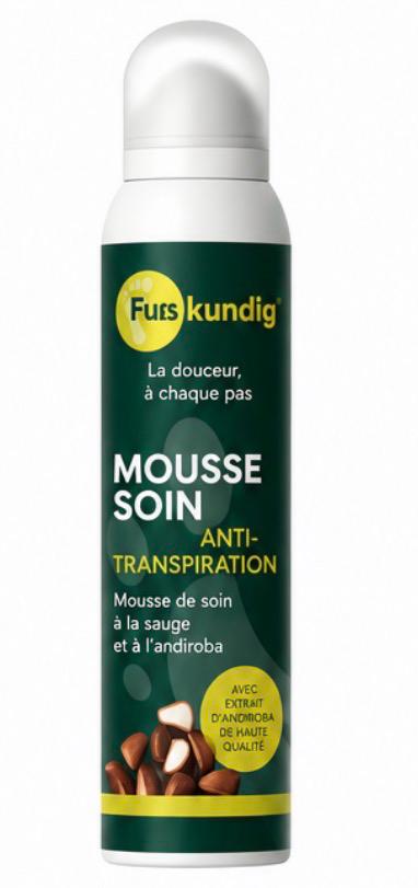 Mousse de soin anti-transpiration à la Sauge & à la Noix d'Andiroba