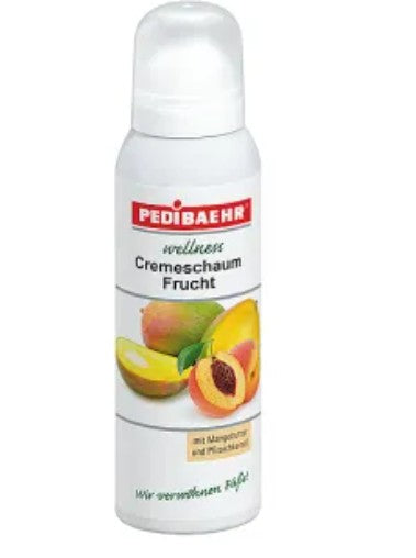Mousse crème pieds secs PEDIBAEHR 125 ml - Senteur fruité mangue