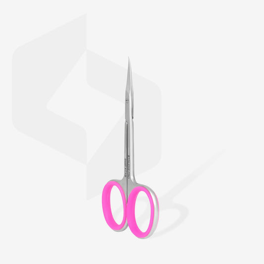 Ciseaux à cuticules professionnels Staleks – Lame crochet incurvée