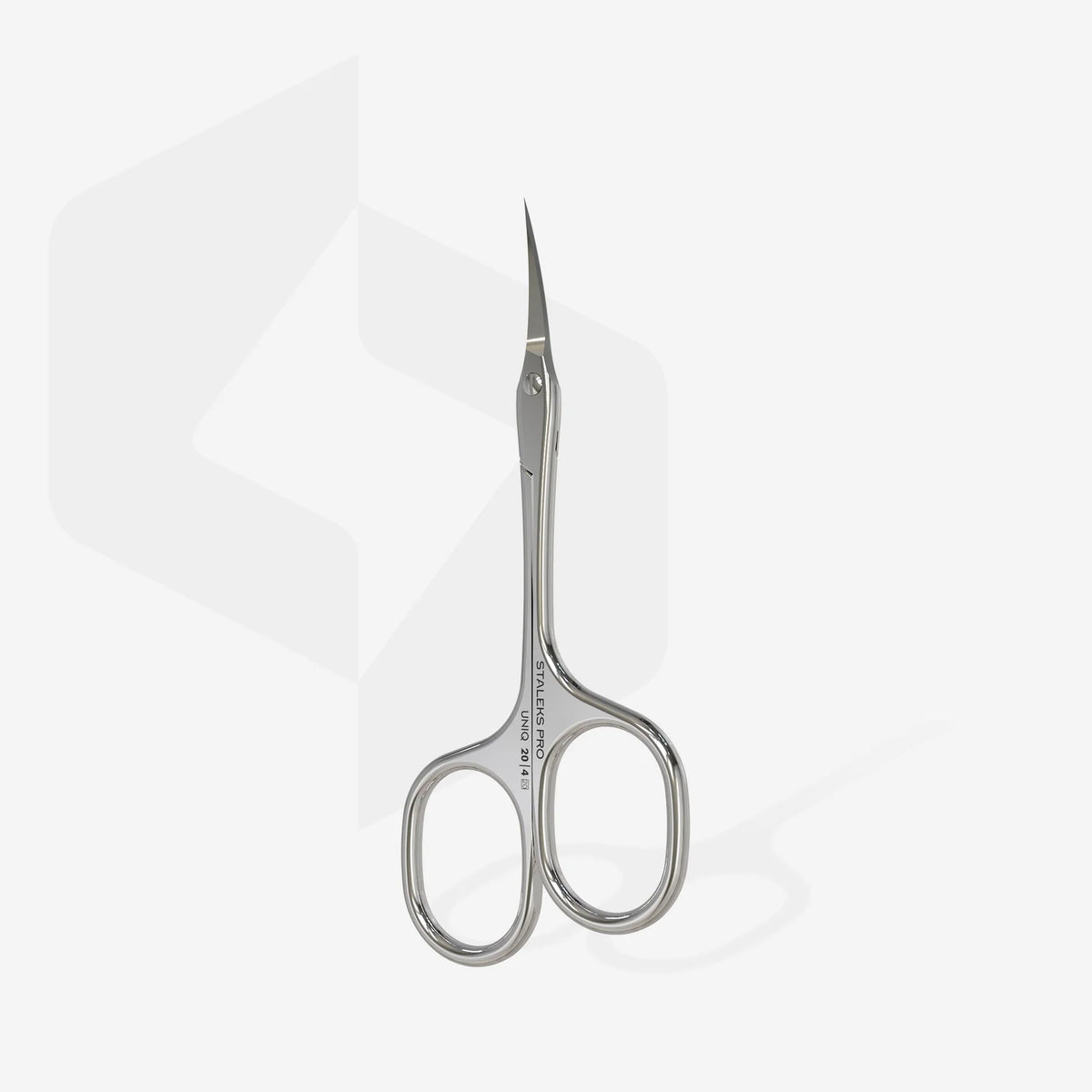 Ciseaux à cuticules professionnels asymétriques – Anneau gauche abaissé
