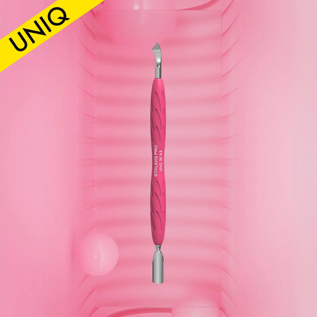 Pousse-cuticules professionnel STALEKS PRO UNIQ GUMMY – Pousseur & lame