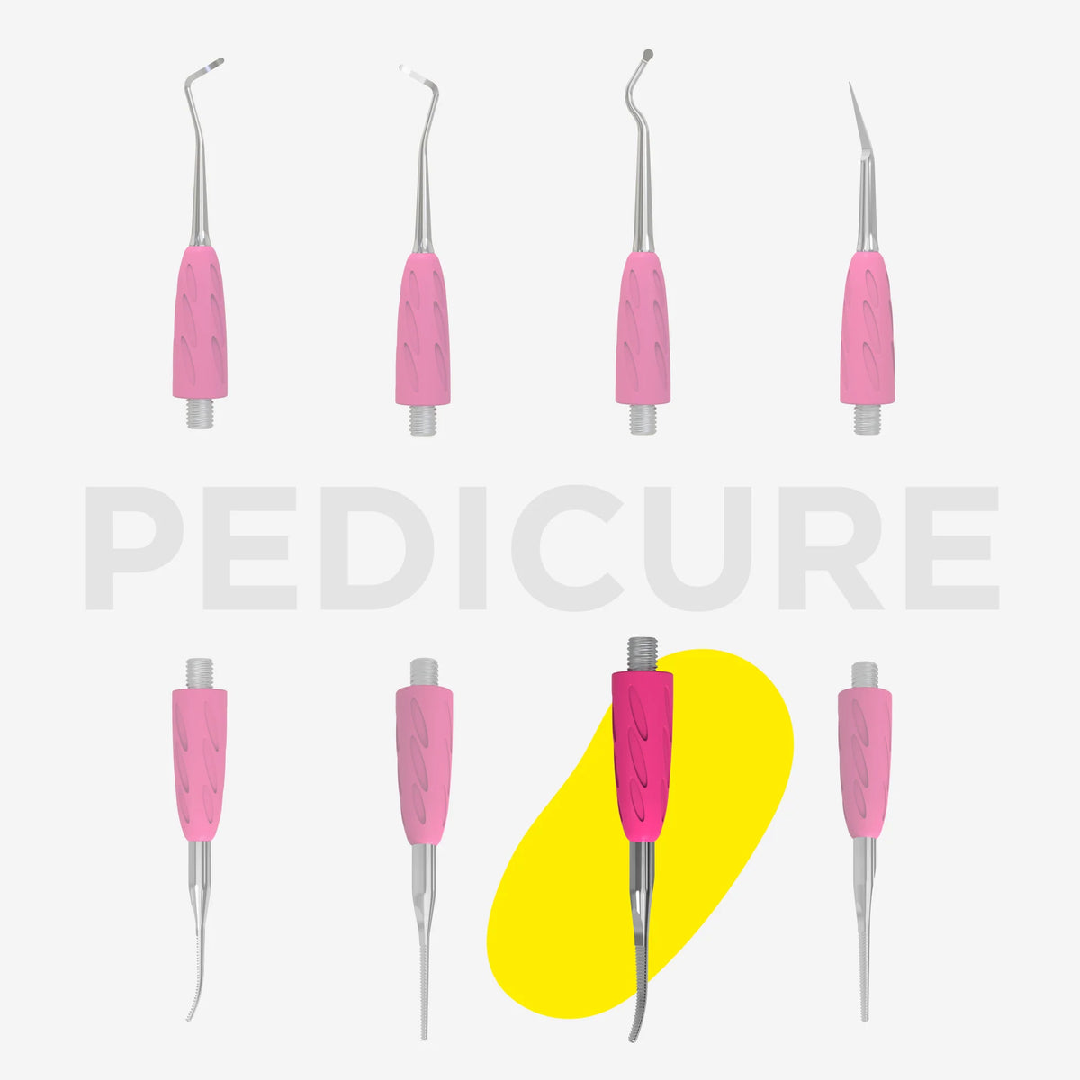 Lime à Ongles Bout Courbé Staleks UNIQ COMBO – Embout Interchangeable Pédicure