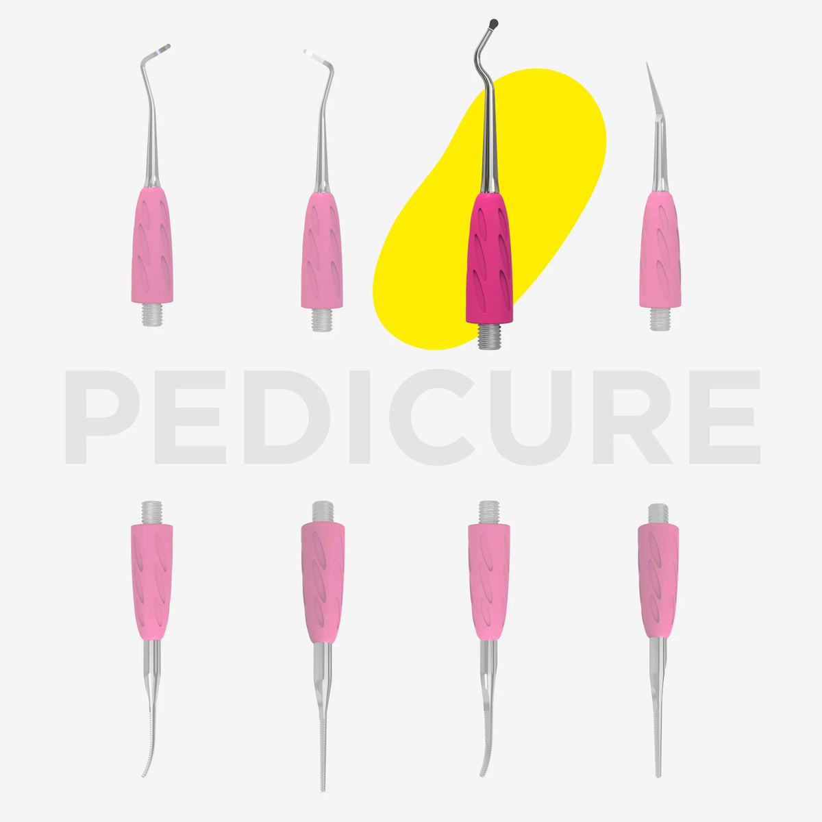 Curette hémisphérique COMBO UNIQ – Embout interchangeable pour pédicure professionnelle