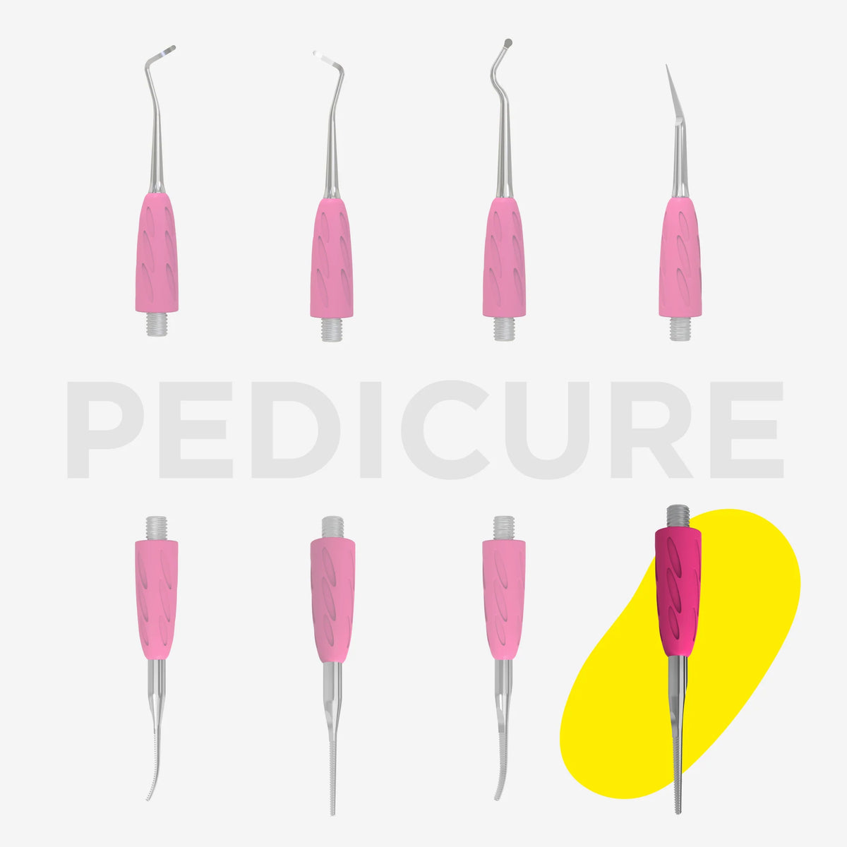 Lime Droite pour Ongles d’Orteils Staleks UNIQ COMBO – Embout Pédicure Professionnel