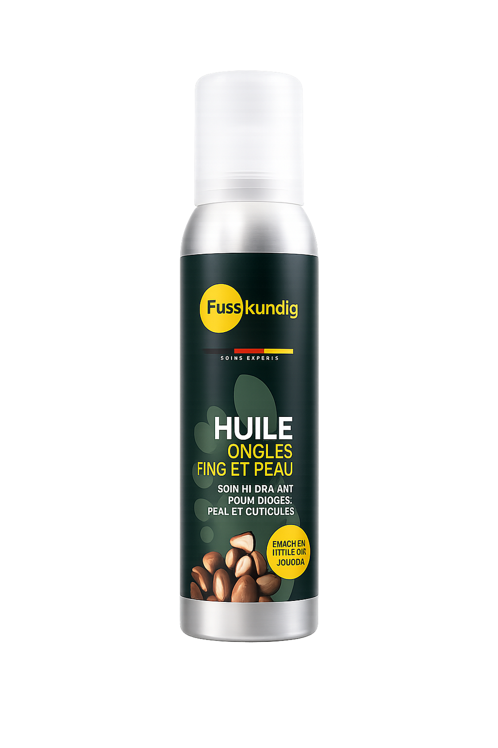 Huile Nourrissante pour les Ongles & Cuticules à la Noix d'Andiroba – 150 ml| Fusskundig