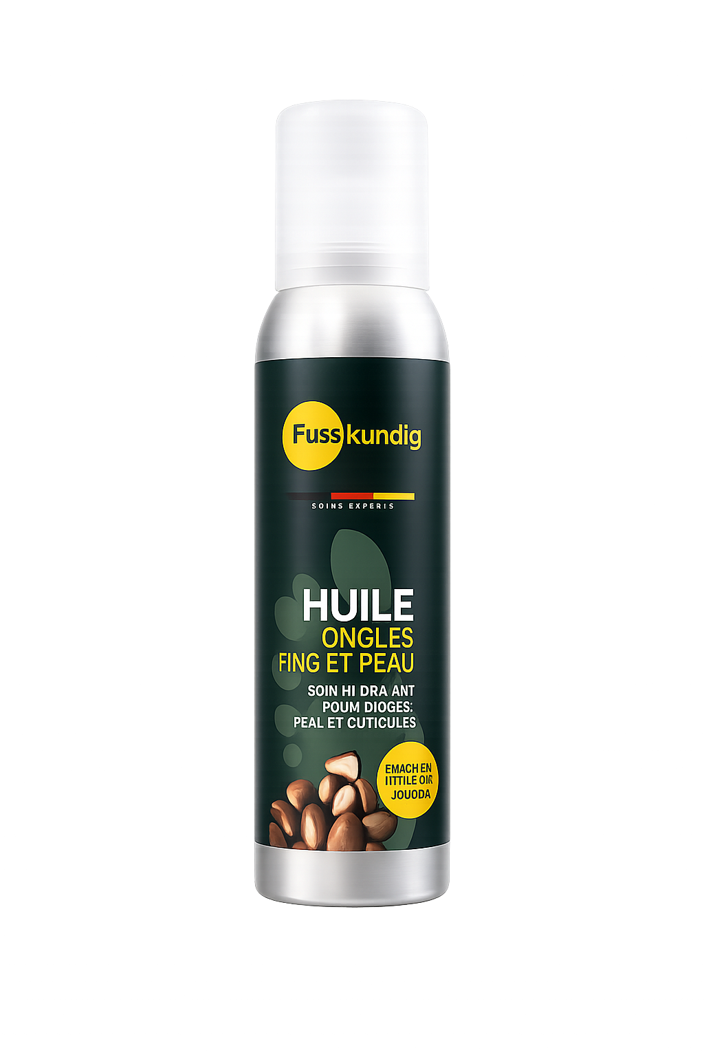 Huile Nourrissante pour les Ongles & Cuticules à la Noix d'Andiroba – 150 ml| Fusskundig