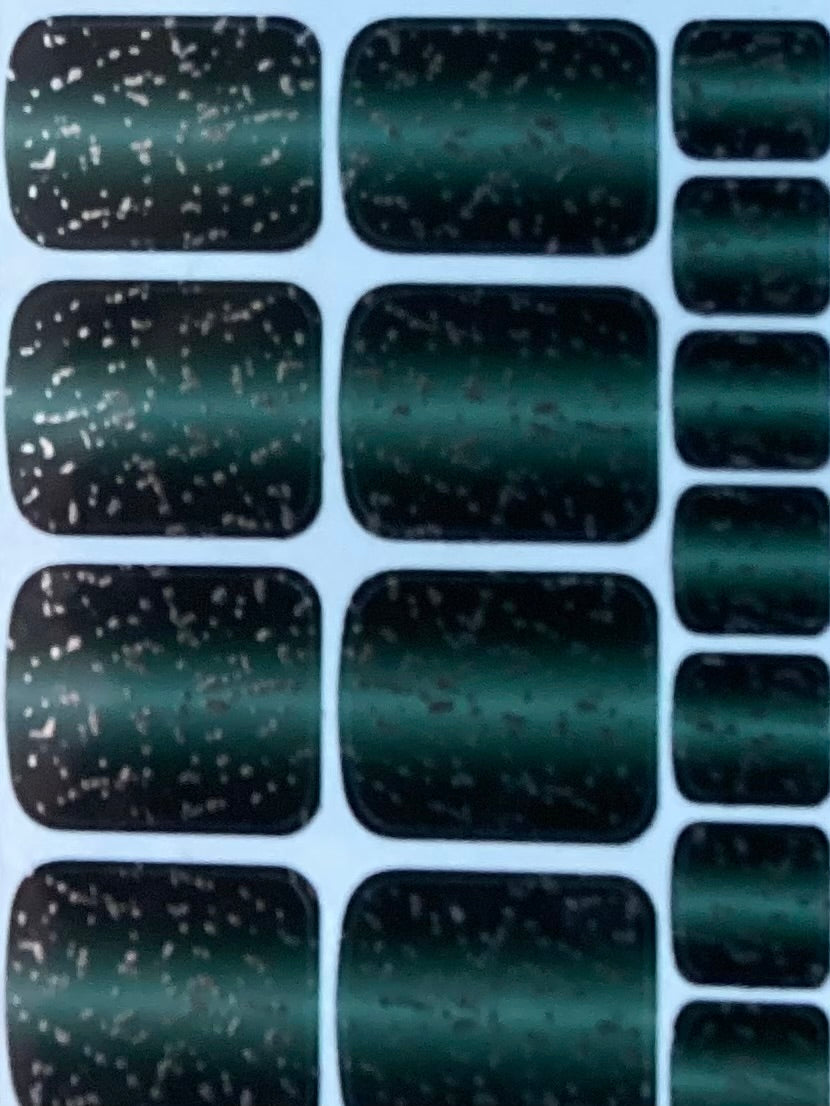 WRAP VERT PAILLETTES D’ARGENT