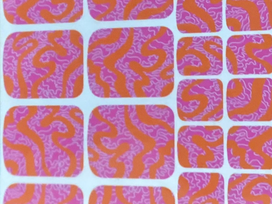 WRAP ORANGE & ROSE