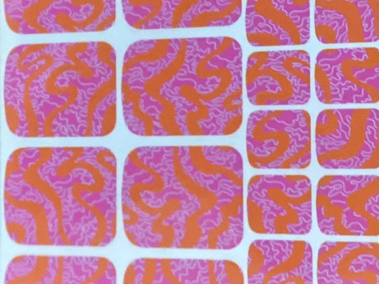 WRAP ORANGE & ROSE