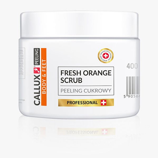 CALLUX – Gommage Mains, Pieds & Corps Fresh Orange 400 g