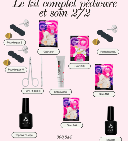 KIT COMPLET PÉDICURE ET SOIN